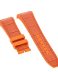 Extra Strap V45, Bitcoin Orange Alligator, Orange Stitching